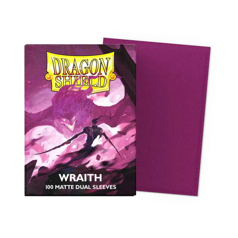 100 Dragon Shield Sleeves - Matte Dual Wraith