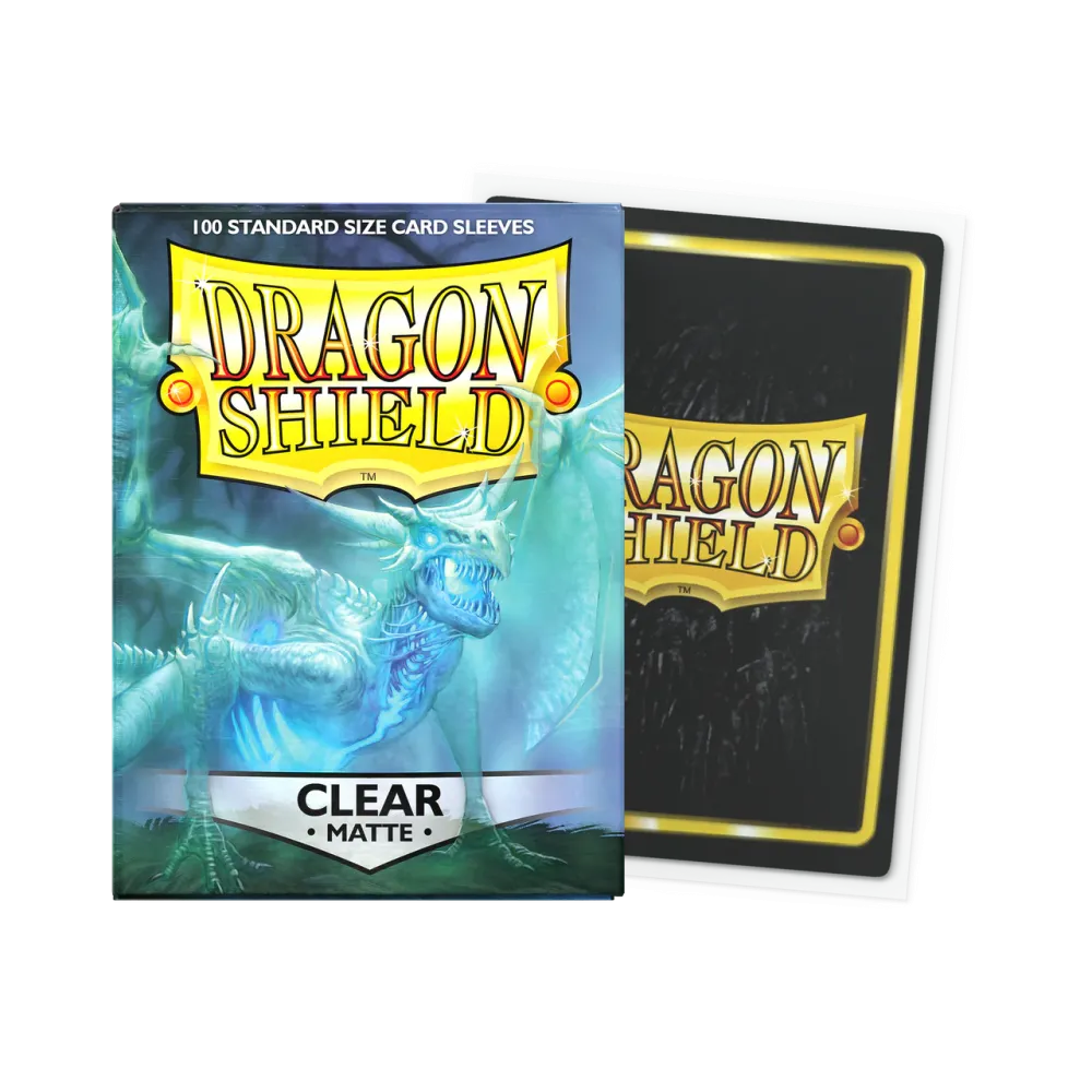 100 Dragon Shield Sleeves - Matte Clear