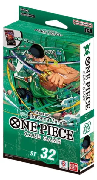 Produkt ST-32 Starter Deck: Green Roronoa Zoro EN Foto