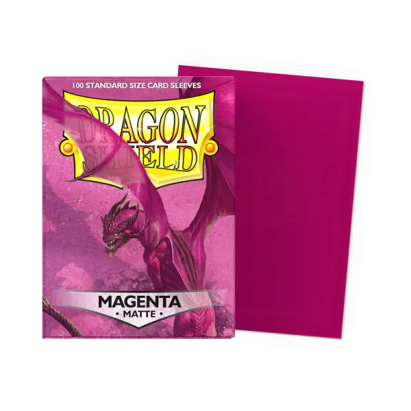 Produkt 100 Dragon Shield Sleeves - Matte Magenta Foto