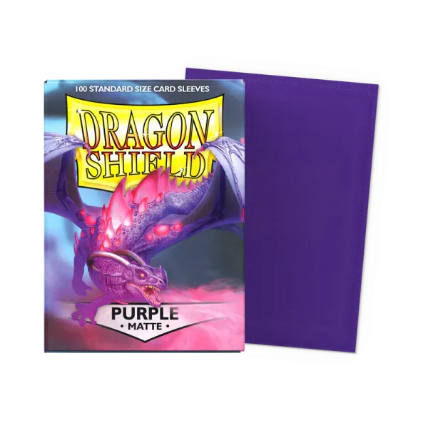 Produkt 100 Dragon Shield Sleeves - Matte Purple Foto