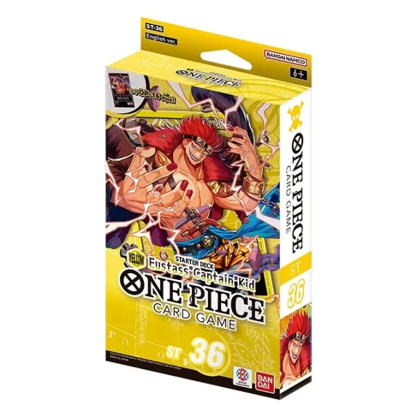 Produkt ST-36 Starter Deck: Yellow Eustass "Captain" Kid EN Foto